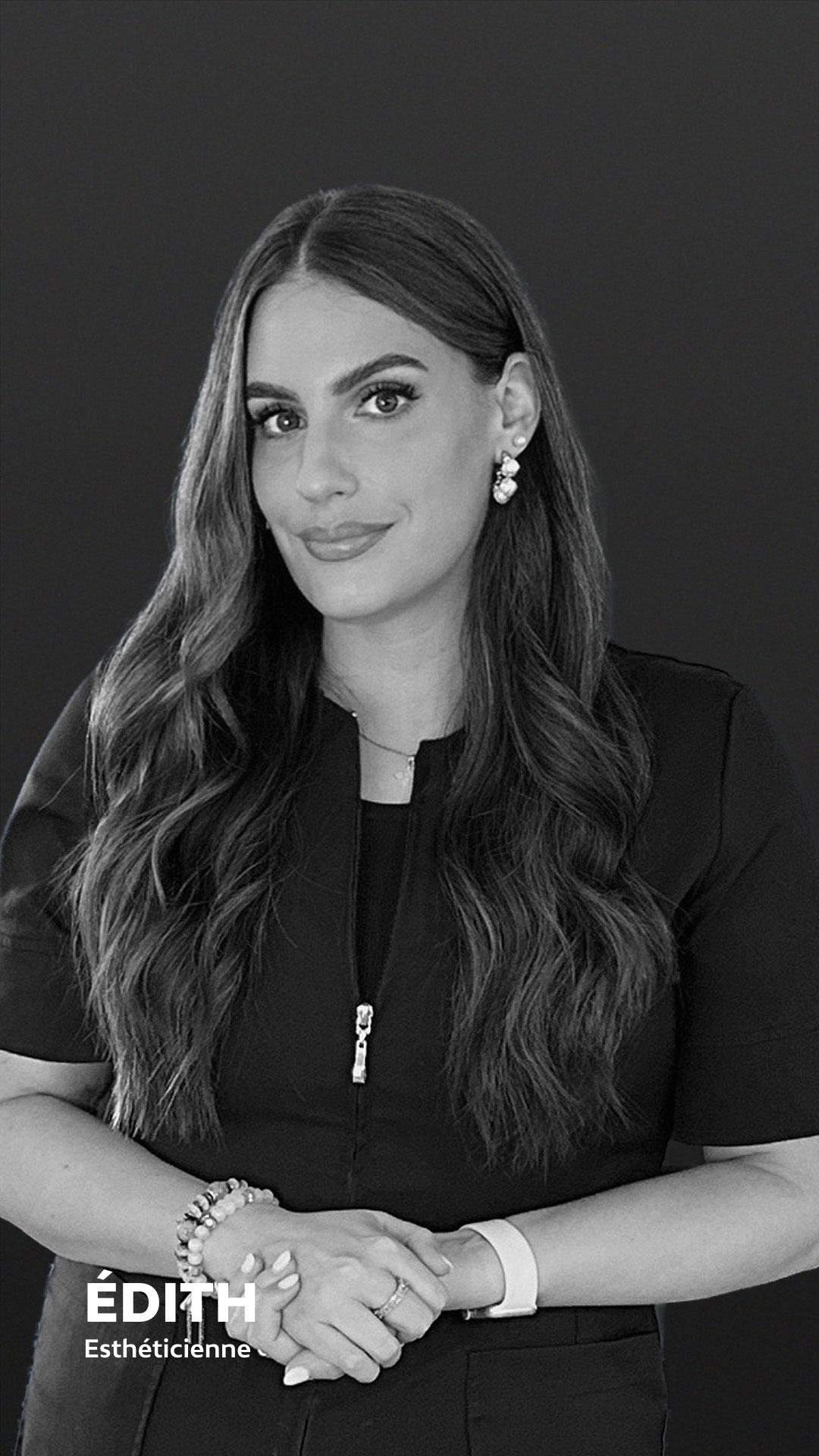 Membre de l'équipe de l'institut de beauté Liv Beauté & Spa