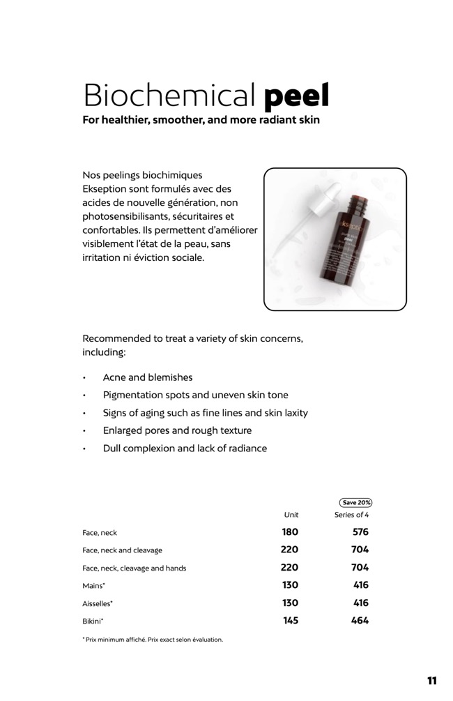 Hydrafacial prices at Liv Beauty & Spa