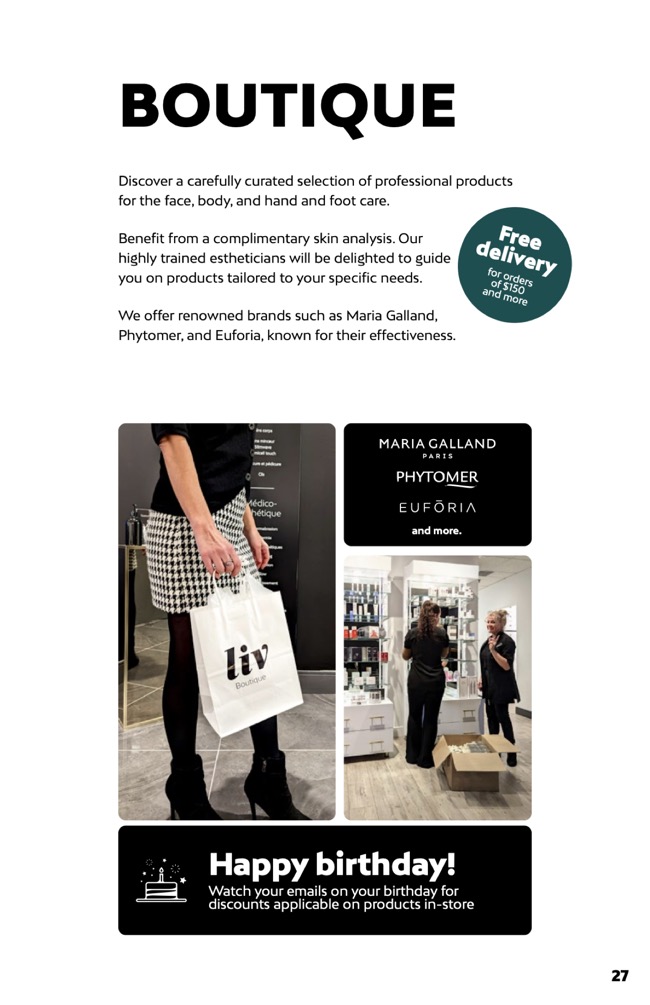Boutique at Liv Beauty & Spa