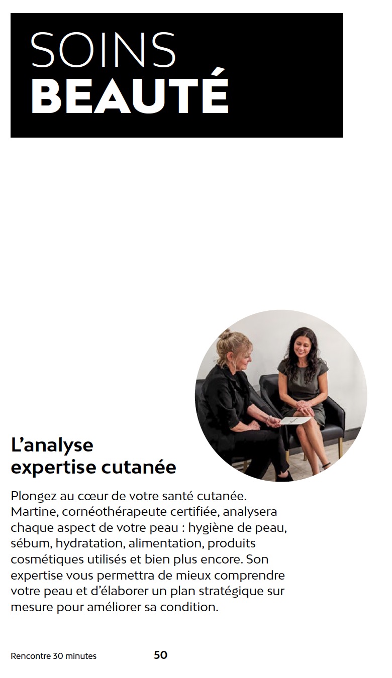 Prix soin visage chez Liv Beauté & Spa