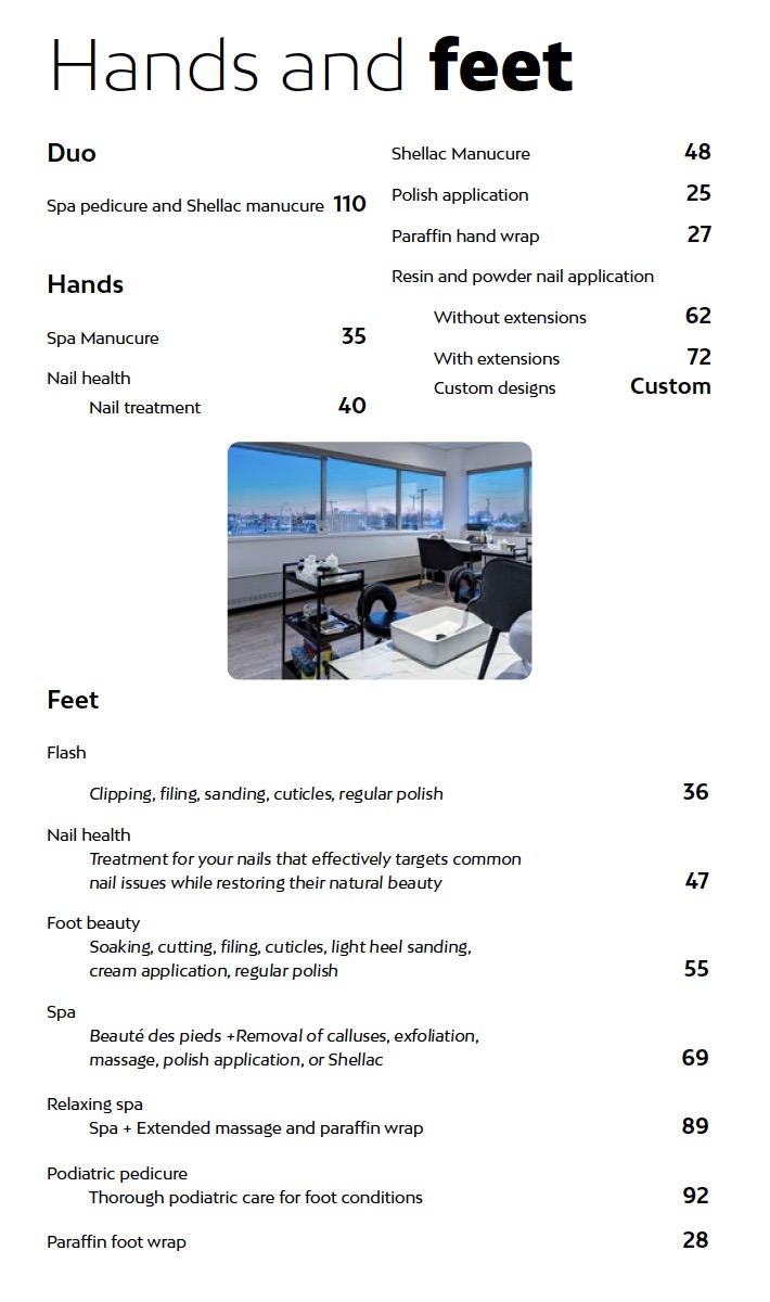 Hands and Feet Prices Liv Beauty & Spa