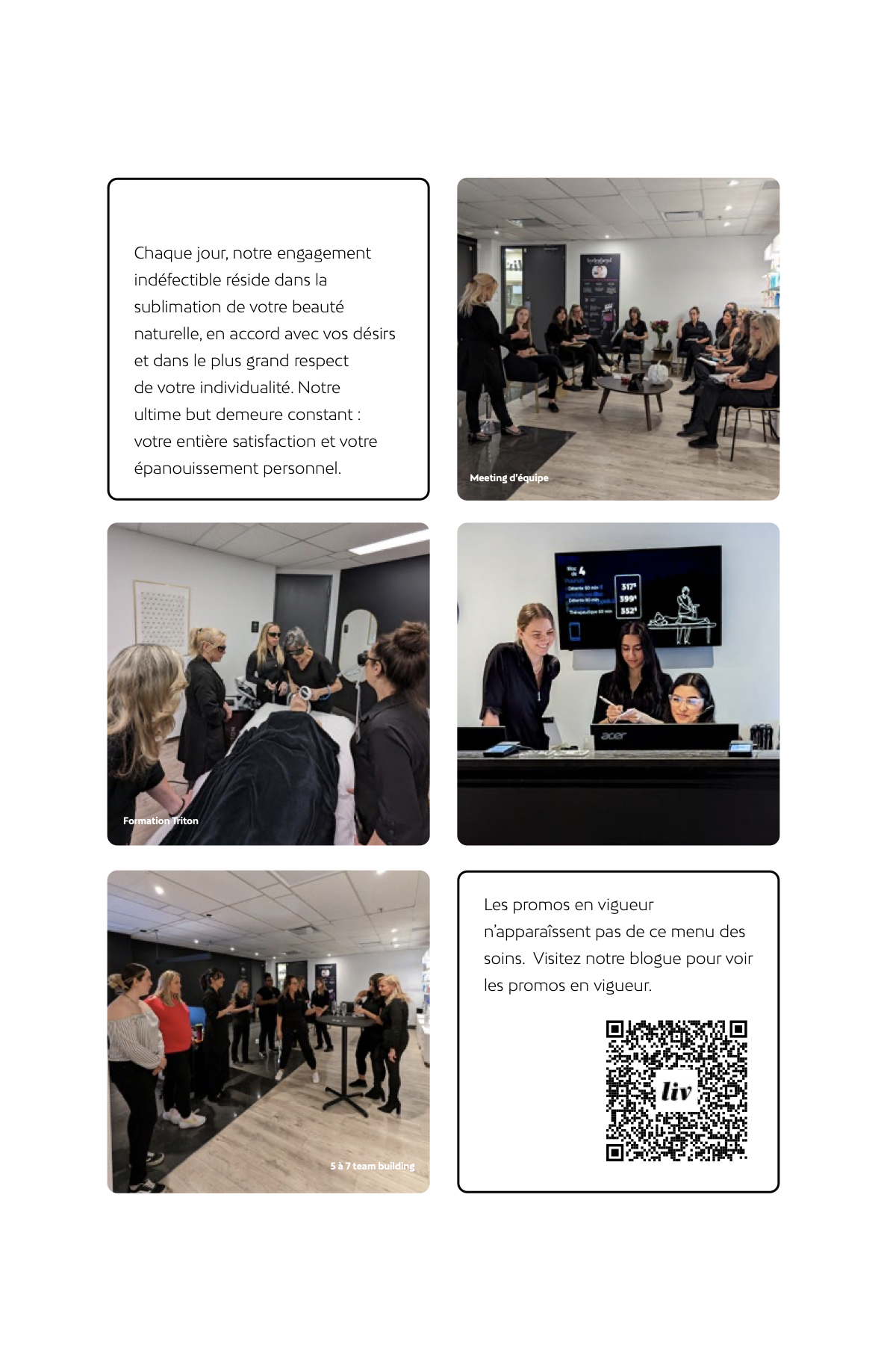 Prix du maquillage permanent chez Liv Beauté & Spa