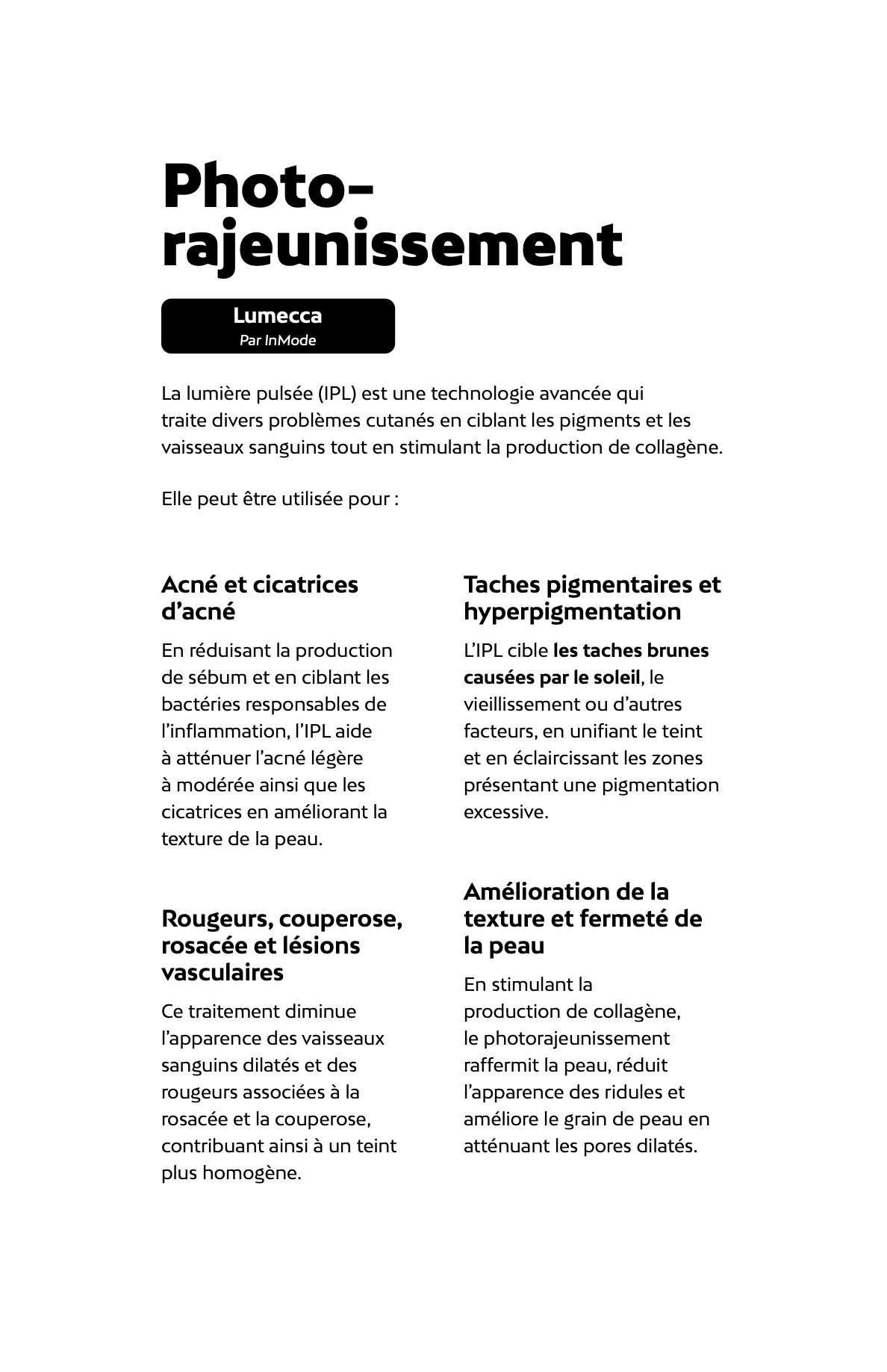 Prix du photo-rajeunissement chez Liv Beauté & Spa